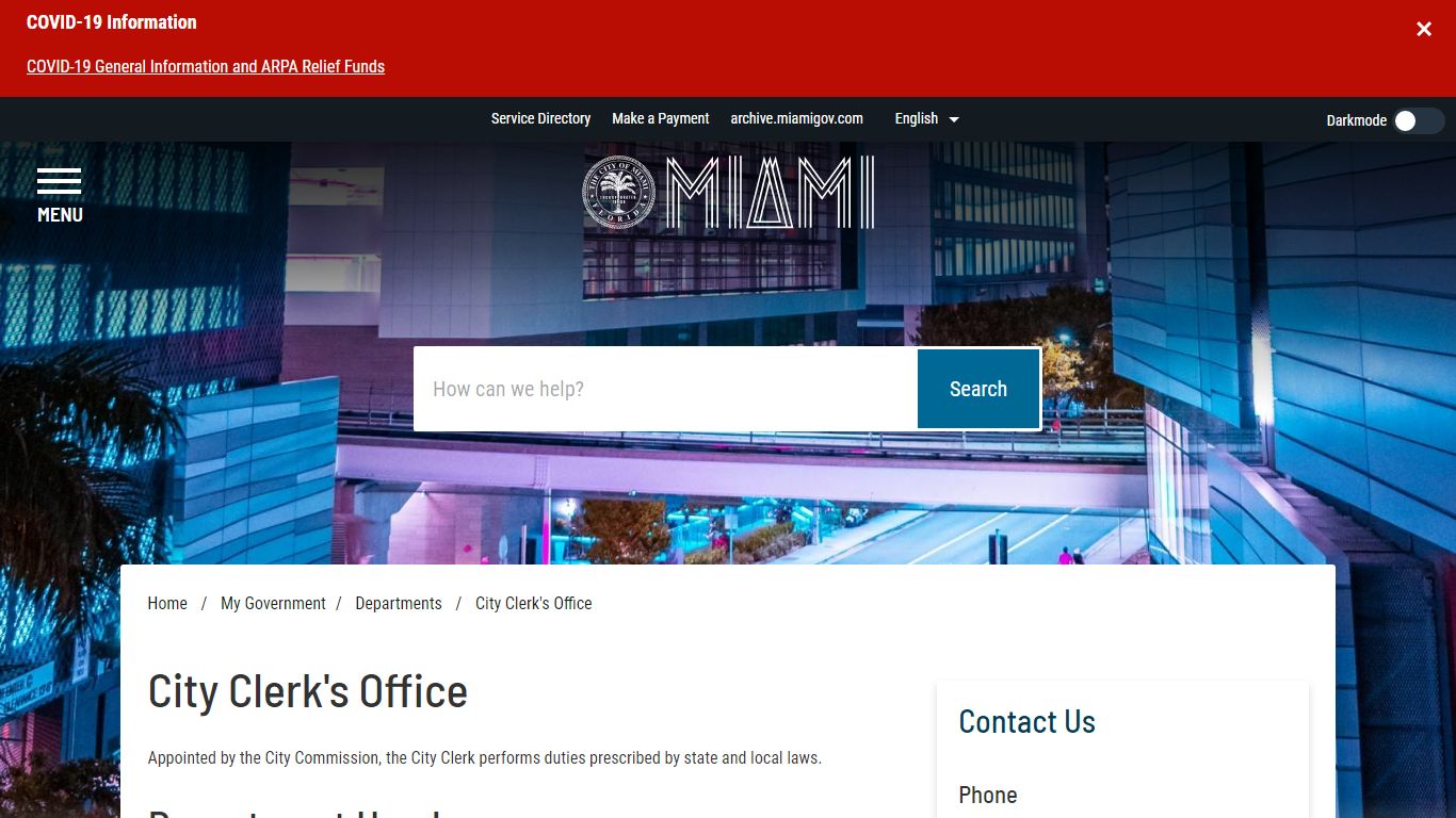 City Clerk's Office - Miami - miamigov.com